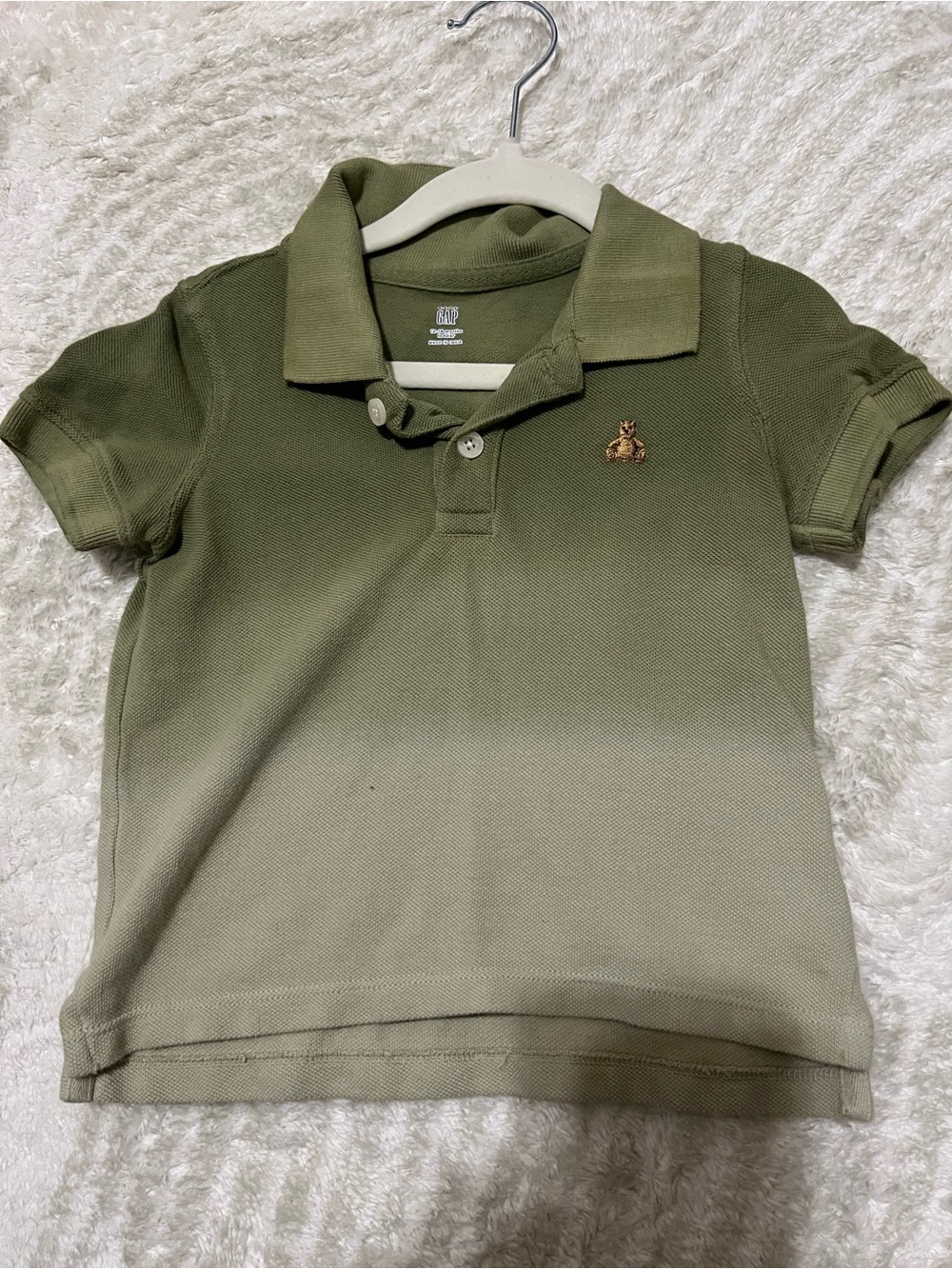 GAP Olive Green Boys Polo Shirt